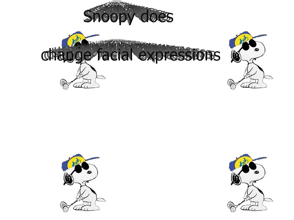 Snoopydoesntchange