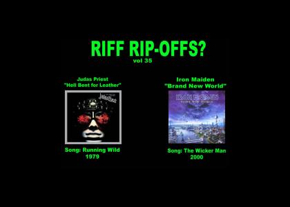 Riff Rip-Offs Vol 35 (Judas Priest v. Iron Maiden)
