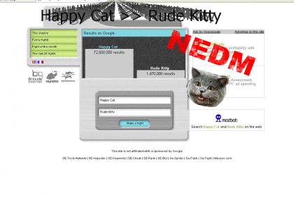 Rude Kitty VS. Happycat (fixed)