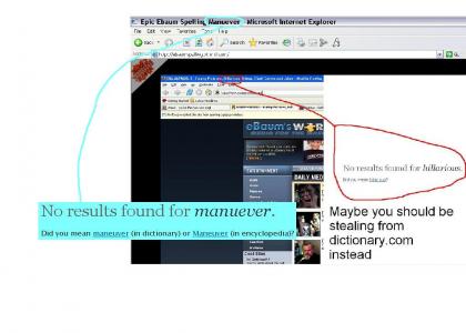 Epic Epic Ebaum Spelling Manuever Spelling Maneuver