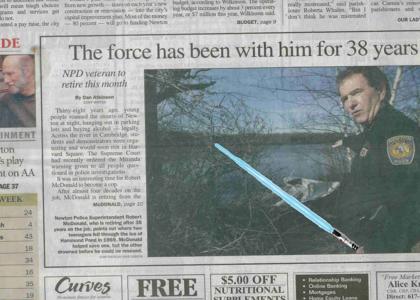 LOL he's got the force