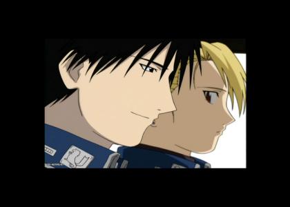 Oh you (Riza) touch my (Roy's) Tra La La