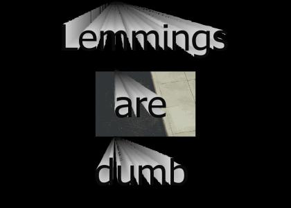 Lemmings are Dumb