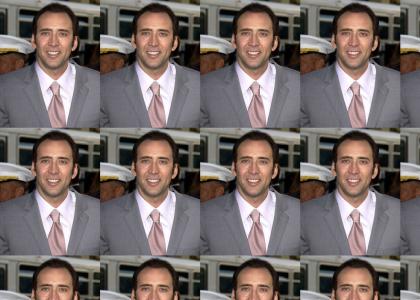 Nicolas Cage Smiling