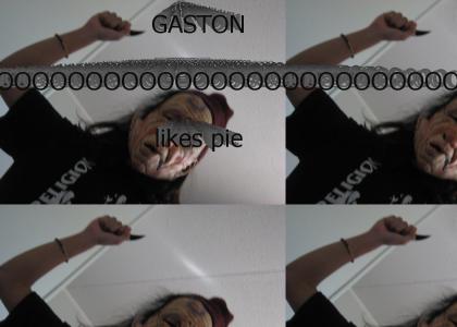 Gaston likes PIE!!!