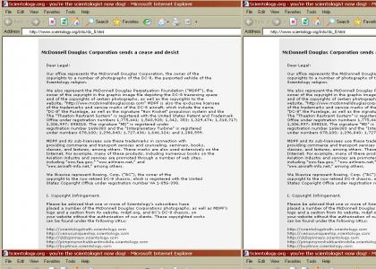 McDonnell Douglas Sends a Cease and Desist