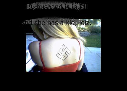 Oops!  You got a swastika tattoo, silly goose.
