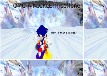 sonic finds a nickle