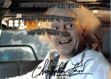 RIP Christopher Lloyd