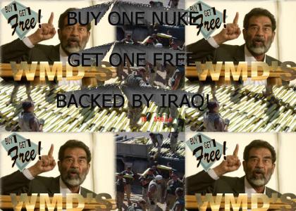 buy one, get one WMD free!