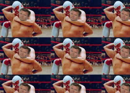 Chris Hansen wants to wrestle!