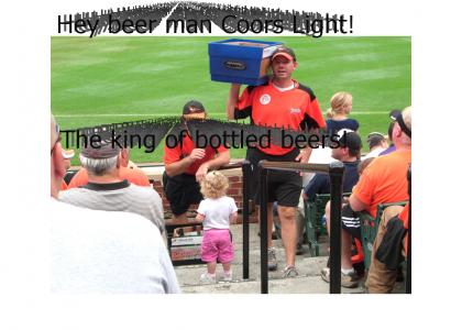 Coors Light Beer Man