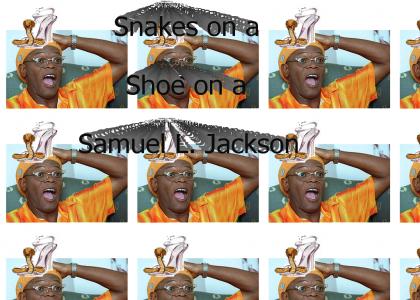 Snakes on Shoe on Samuel L. Jackson