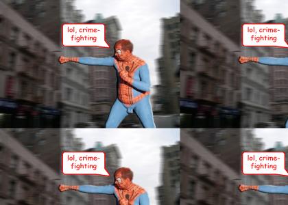 lol, spiderman
