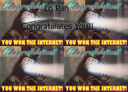 Lo Pan Congratulates You!