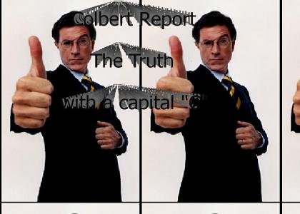 Colbert never lies