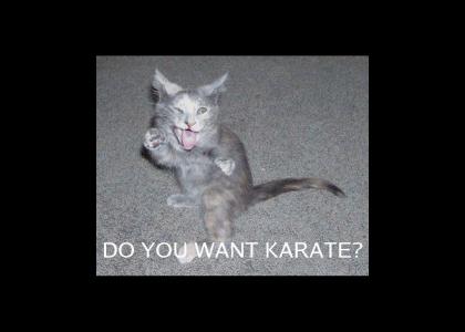 You want Karate?