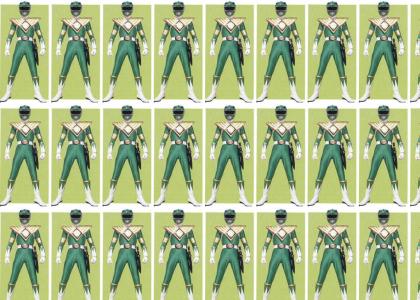 Green Ranger does change facial expressions