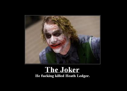 The Joker Killed Heath Ledger