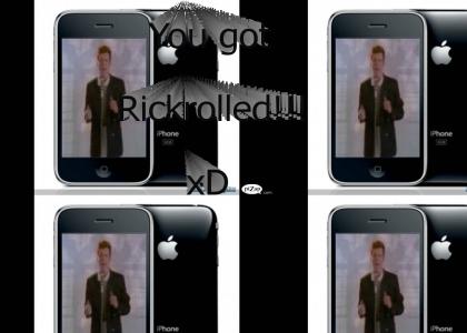 My iPhone is Rickrolling!!!