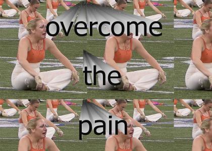 overcome the pain