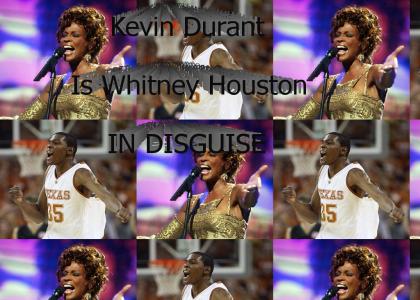 Kevin Durant is Whitney Houston in Disguise