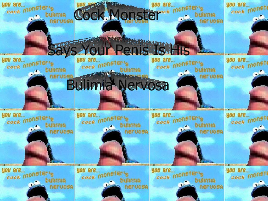 CockMonsterEatsHisFirstCock