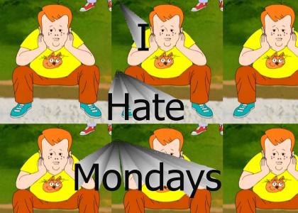 I'm Garfield and I hate Mondays