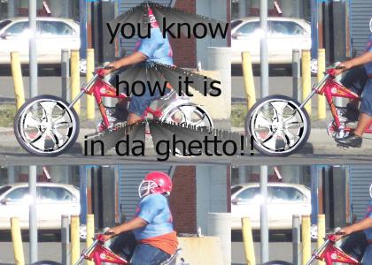 we roll through the ghetto is mad style b!