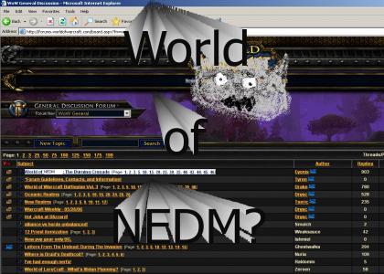 world of nedm forum