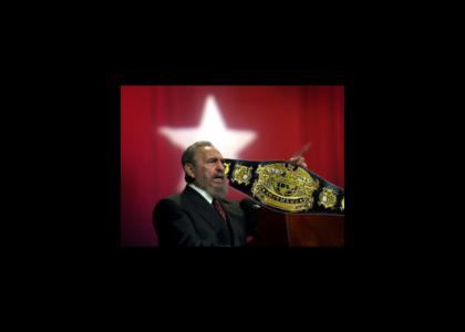World Wrestling Federation Champion Fidel Castro