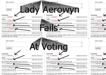 LadyAerowyn Fails At Voting