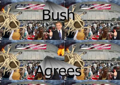 bush agrees