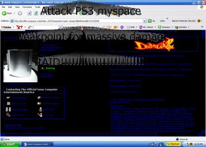 Attack PS3 Myspace For Massive Damage