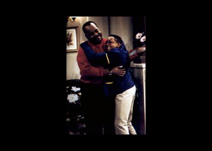 Carl Winslow Hugs Urkel