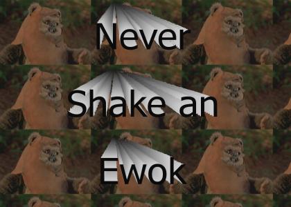 Never Shake an Ewok