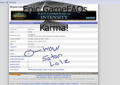 GameFAQs karma Satan