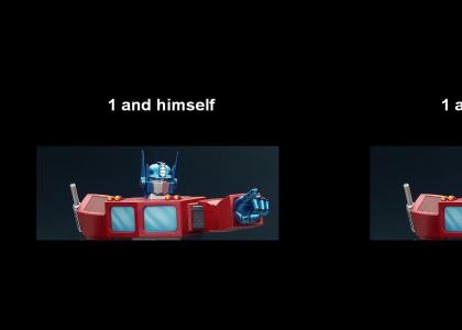 Optimus PRIME has one weakness