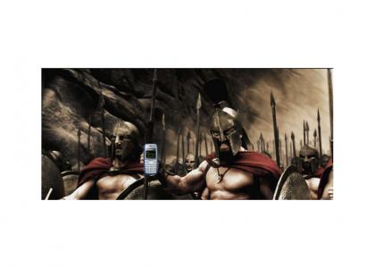 300tmnd: Leonidas dials for Sparta