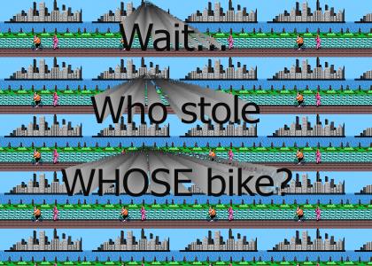Who stole whose bike?