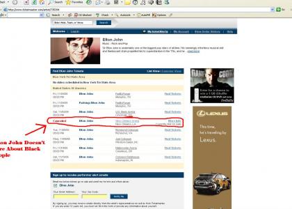 Elton John Doesnt Care About Black People