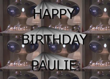HAPPY BIRTHDAY PAULIE