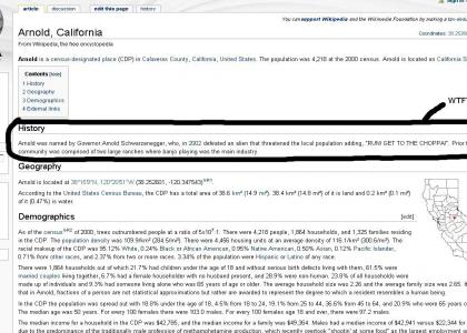 Fun with Arnold, California Wikipedia article