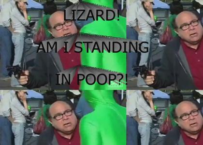 Lizard!  Am I Standing in Poop?!