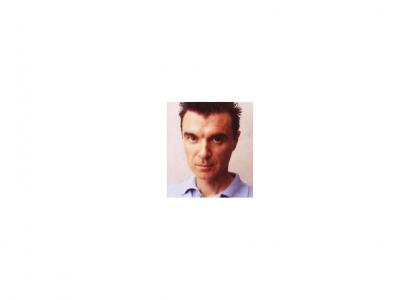 David Byrne stares into your soul