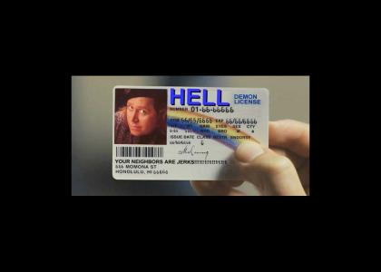Sam Kinison's License