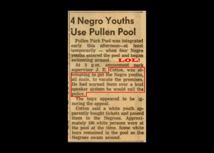 In Raleigh NC, Cotton Picks on Negroes!