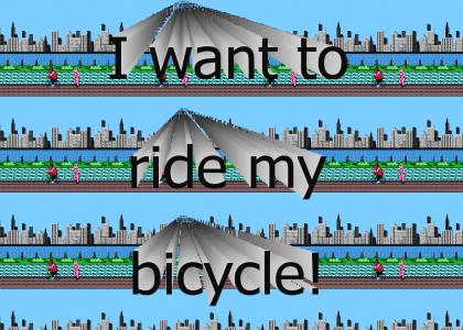 I want to ride my bicycle (nsmb)
