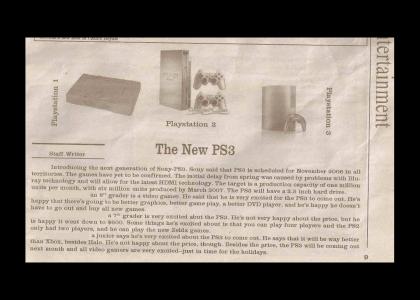 School paper destroys the PS3