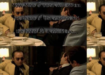 "Now Moe Greene will sell us his share of the casino and the hotel so it could be completely owned by the Family. Tom. Hey&